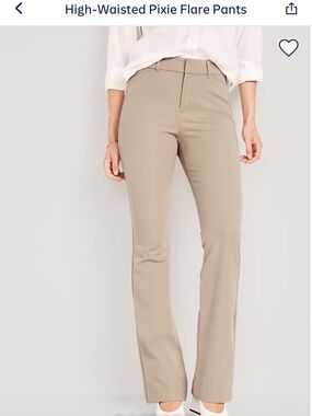 Old navy high waisted pixie flare pants